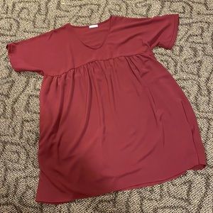 Dress Maroon